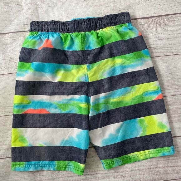Under Armour stripe bathing suit w/mesh lining & drawstring big boys sz youth S - Picture 7 of 7